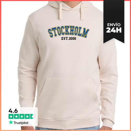 Sudadera Unisex Con Capucha Estocolmo 2006 LaTostadora - latostadora.com - Modalova