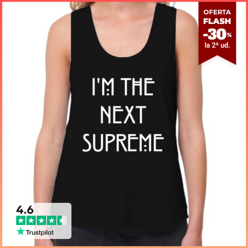 Camiseta Mujer Tirantes Loose Fit Supreme blanco ♀ laTostadora - latostadora.com - Modalova