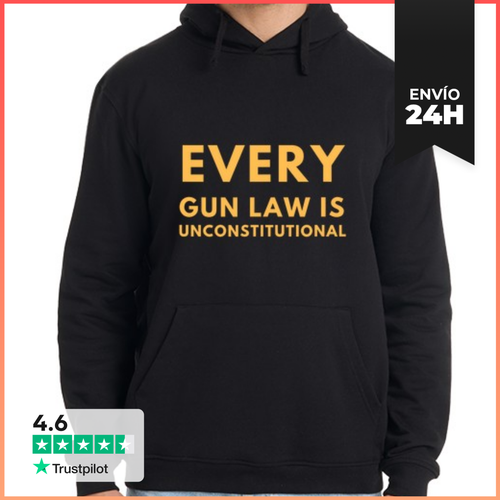 Sudadera Unisex Con Capucha Cada Ley De Armas Es Inconstitucional - latostadora.com - Modalova
