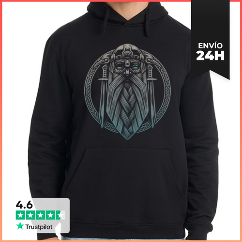 Sudadera Unisex Con Capucha Odin (Vikings) LaTostadora - latostadora.com - Modalova