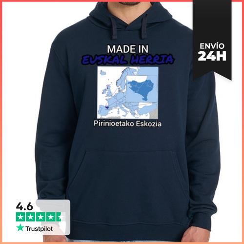 Sudadera Unisex Con Capucha EUSKAL HERRIA - EUSKERA LaTostadora - latostadora.com - Modalova