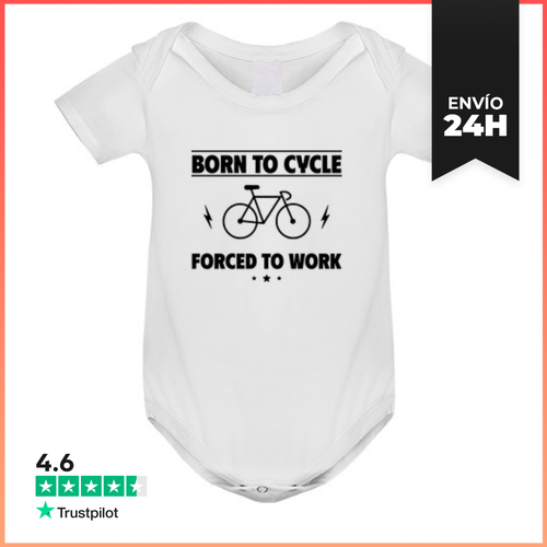 Body Bebé Nacido Para Andar En Bicicleta Obligado LaTostadora - latostadora.com - Modalova