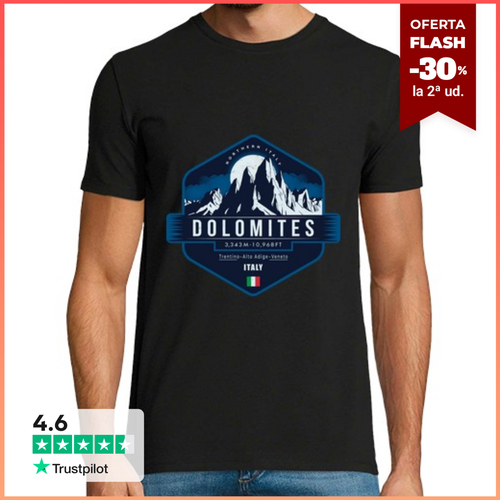 Camiseta Hombre Manga Corta Dolomites , Italy laTostadora - latostadora.com - Modalova
