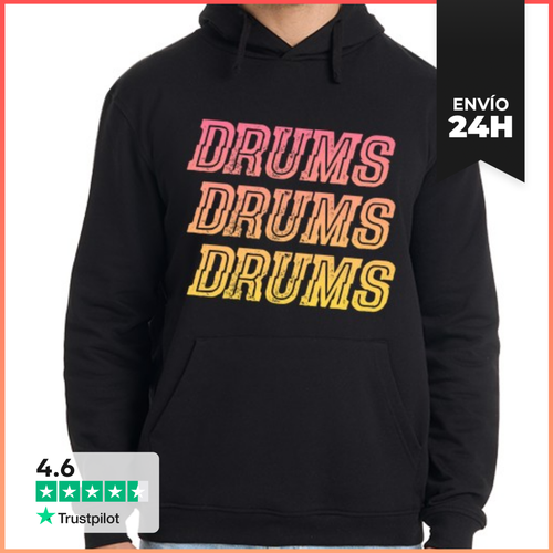 Sudadera Unisex Con Capucha Drums Drums Drums LaTostadora - latostadora.com - Modalova