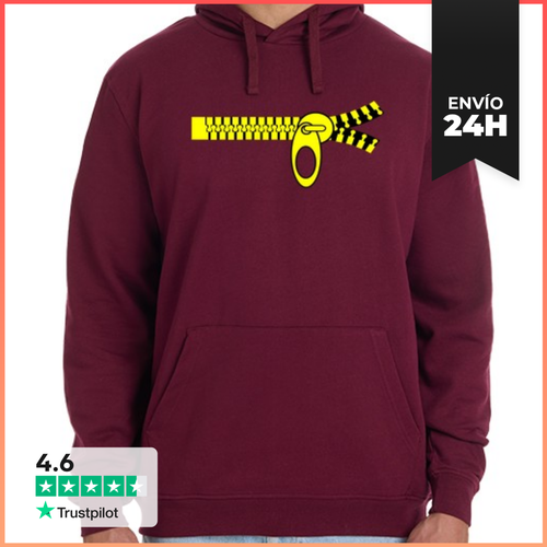 Sudadera Unisex Con Capucha CREMALLERA 1 LaTostadora - latostadora.com - Modalova