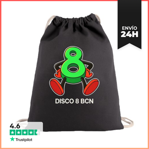 Mochila Saco Con Cuerdas Disco Ocho BCN LaTostadora - latostadora.com - Modalova