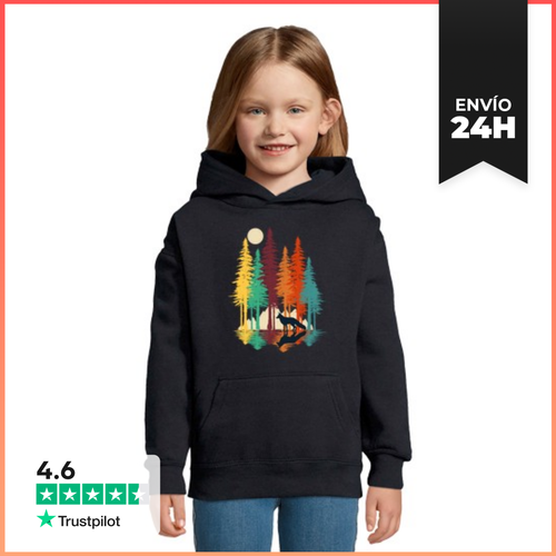 Sudadera Para Niños Con Capucha Zorro Del Bosque LaTostadora - latostadora.com - Modalova