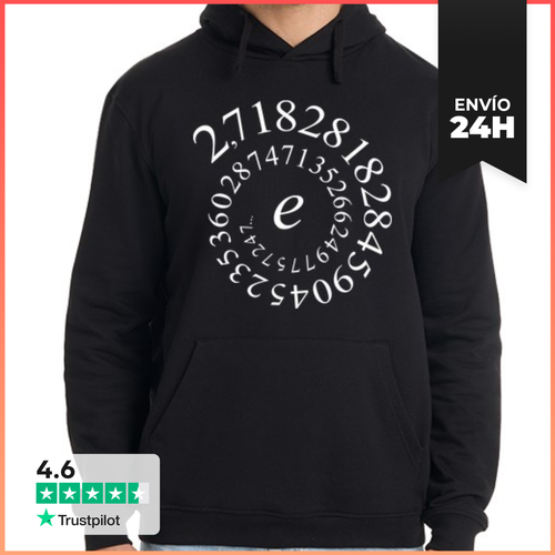 Sudadera Unisex Con Capucha Número E - Maths - LaTostadora - latostadora.com - Modalova