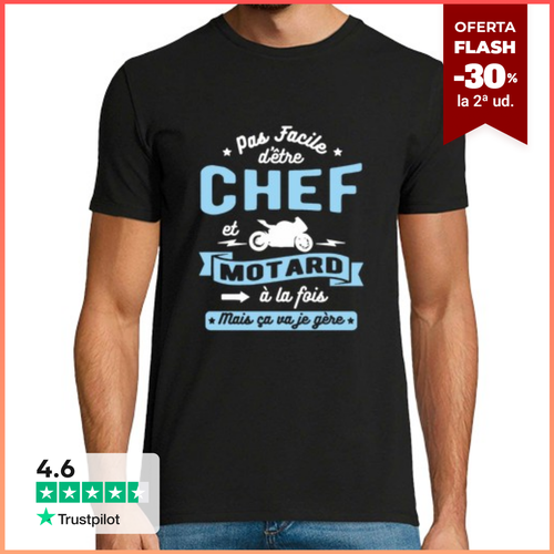 Camiseta Hombre Manga Corta chef y motorista laTostadora - latostadora.com - Modalova