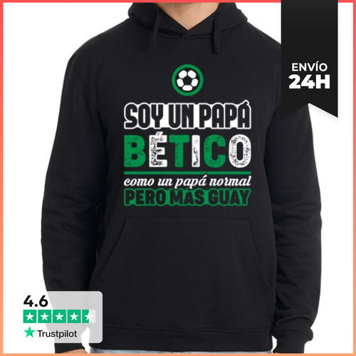Sudadera Unisex Con Capucha Papá Bético LaTostadora - latostadora.com - Modalova