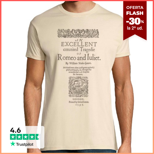 Camiseta Hombre Manga Corta Romeo and Juliet, 1597 (ligth Tees) - latostadora.com - Modalova