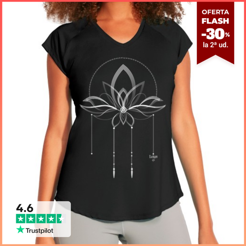 Camiseta Mujer Deportiva flor de loto sagrado laTostadora - latostadora.com - Modalova