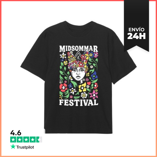 Camiseta Oversize Midsommar Festival LaTostadora - latostadora.com - Modalova