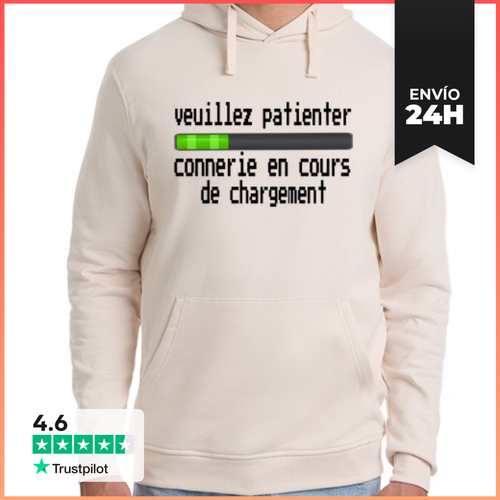 Sudadera Unisex Con Capucha Hombre, Sudadera Con Capucha, Blanco - latostadora.com - Modalova