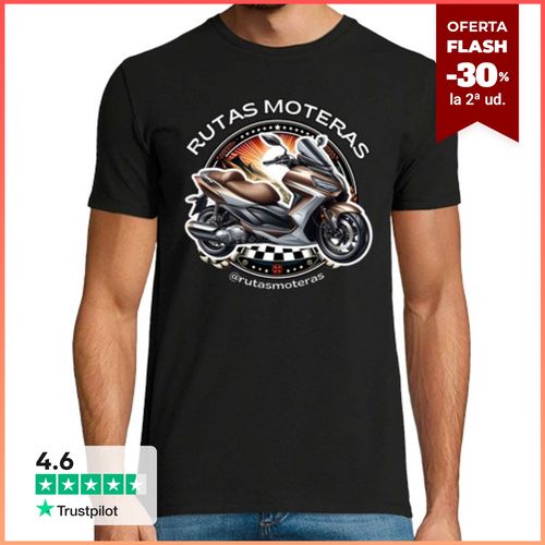 Camiseta Hombre Manga Corta RUTAS MOTERAS FORZA laTostadora - latostadora.com - Modalova