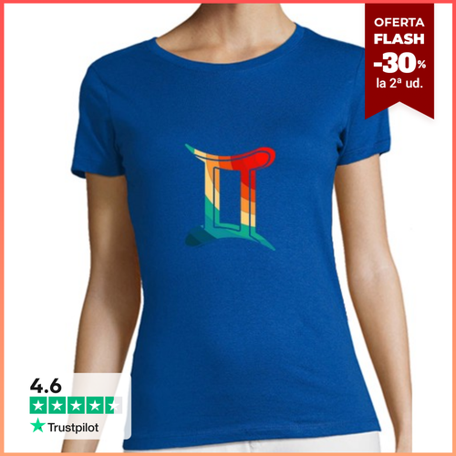 Camiseta Mujer Manga Corta gemelos signo del zodíaco idea de - latostadora.com - Modalova