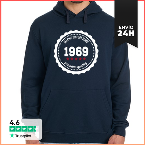 Sudadera Unisex Con Capucha Making History Since 1969 Sudadera - latostadora.com - Modalova