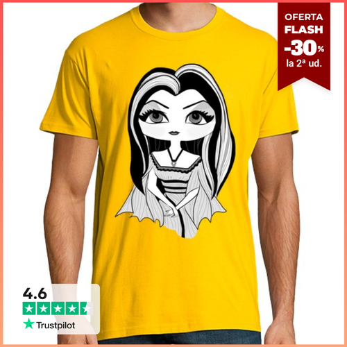 Camiseta Hombre Manga Corta Ninet Lily Munster laTostadora - latostadora.com - Modalova