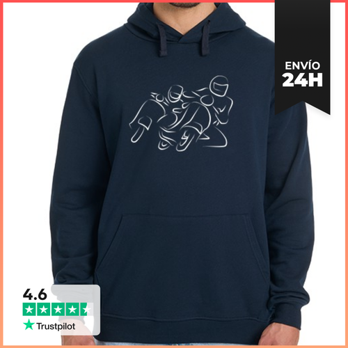 Sudadera Unisex Con Capucha Scooter White LaTostadora - latostadora.com - Modalova