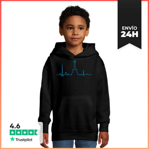 Sudadera Para Niños Con Capucha Yo Vivo Rock LaTostadora - latostadora.com - Modalova