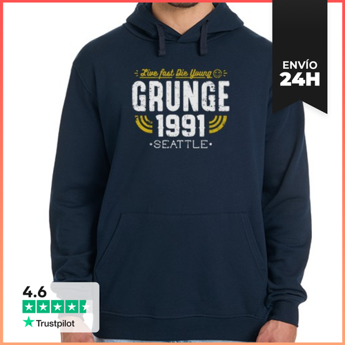 Sudadera Unisex Con Capucha Grunge LaTostadora - latostadora.com - Modalova