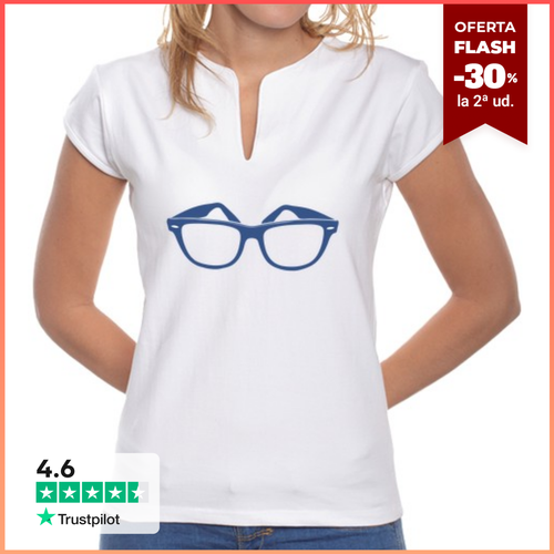 Camiseta Mujer Cuello Mao Gafas laTostadora - latostadora.com - Modalova