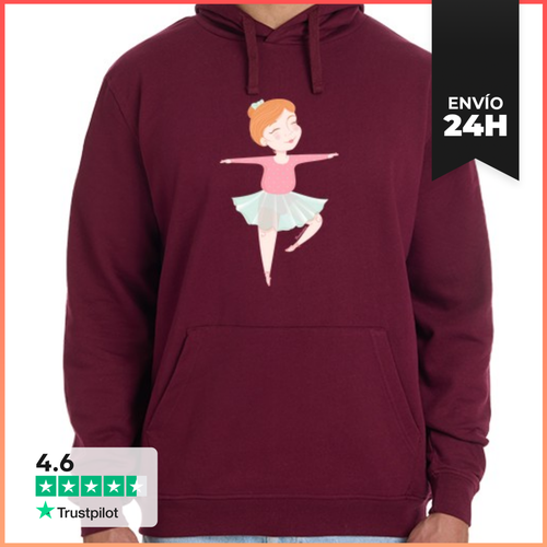 Sudadera Unisex Con Capucha Bailarina LaTostadora - latostadora.com - Modalova