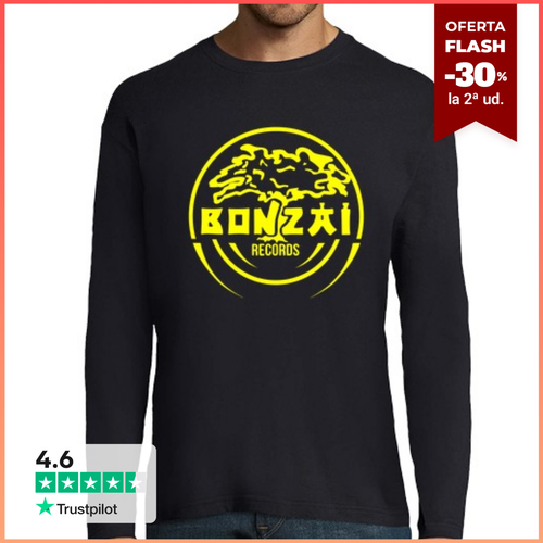 Camiseta Hombre Manga Larga Bonzai Records laTostadora - latostadora.com - Modalova