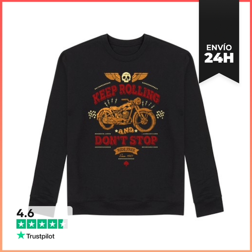 Sudadera Unisex Keep Rolling And Don't Stop LaTostadora - latostadora.com - Modalova