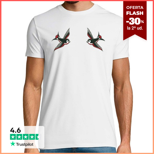 Camiseta Hombre Manga Corta Birds laTostadora - latostadora.com - Modalova