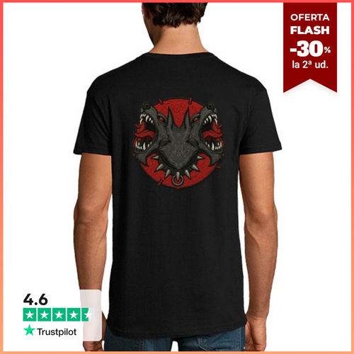 Camiseta Hombre Manga Corta detrás VI arcane chaqueta lobos - latostadora.com - Modalova