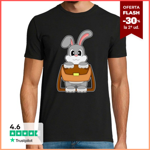 Camiseta Hombre Manga Corta Bolso de hombro de conejo laTostadora - latostadora.com - Modalova