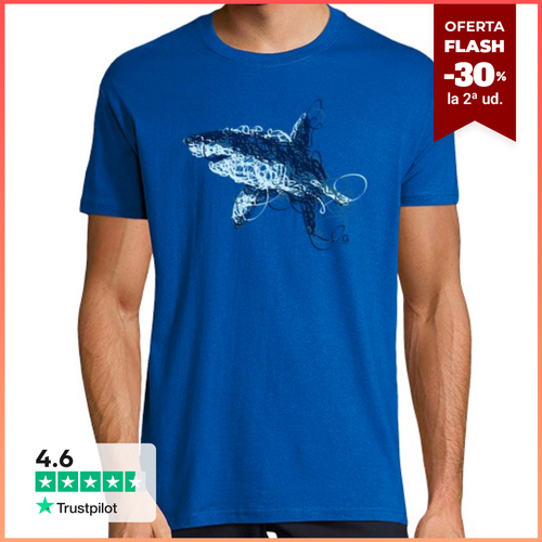 Camiseta Hombre Manga Corta Shark laTostadora - latostadora.com - Modalova