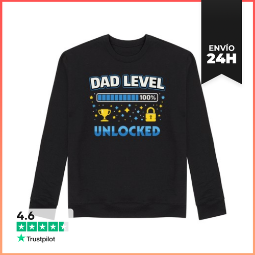 Sudadera Unisex DAD LEVEL UNLOCKED LaTostadora - latostadora.com - Modalova