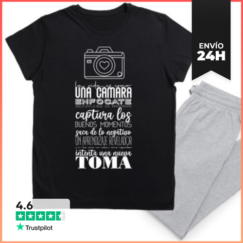 Pijama LA VIDA ES COMO UNA CÁMARA LaTostadora - latostadora.com - Modalova