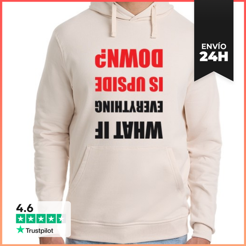 Sudadera Unisex Con Capucha Upside Down LaTostadora - latostadora.com - Modalova