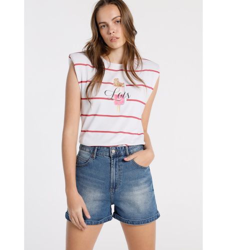 Short Medium (28), Casuel, Coton, Denim - Lois Jeans - Modalova