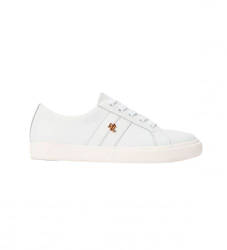 Chaussures en cuir enduit Janson II (36), Plat, Lacets, Casuel - Polo Ralph Lauren - Modalova