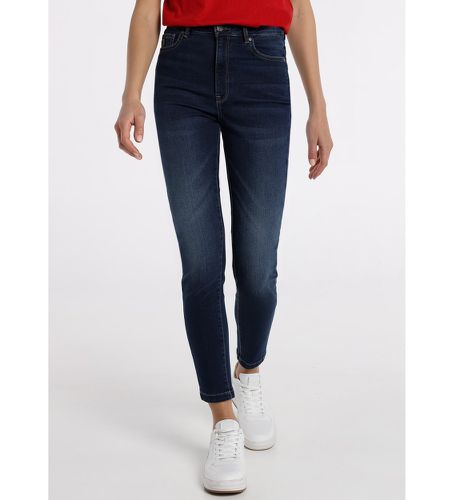 Jeans - Taille haute Half Box - Skinny Ankle (31), Bleu, Casuel, Coton, Denim - Lois Jeans - Modalova