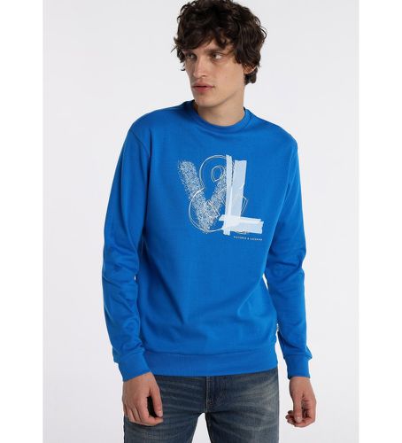 Sweat-shirt à col roulé (S), Bleu, Casuel, Coton, Manche longue - Victorio & Lucchino, V&L - Modalova