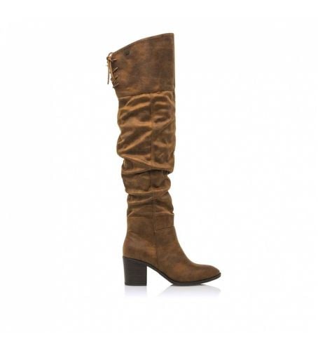 Bottes Miriana marron - Hauteur du talon 7cm (36), 5 à 8 cm, Fermeture éclair, Casuel - MTNG - Modalova