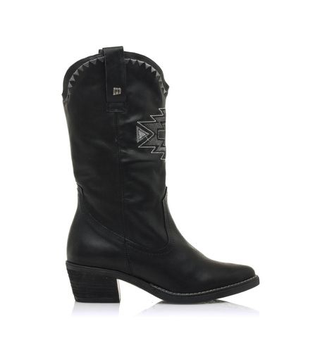 Bottes décontractées en cuir TEO - Hauteur du talon 5cm (36), 5 à 8 cm, Aucun, Casuel - Mustang - Modalova