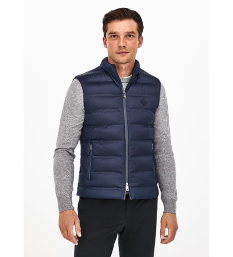 HM402784 Gilet Lw (XL), Casuel, Polyester, Marine - Hackett London - Modalova