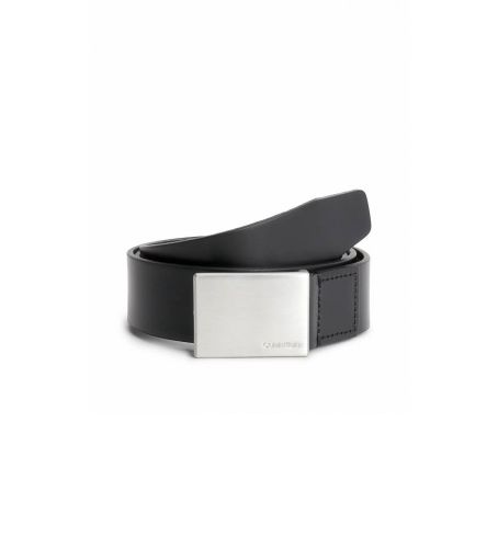 K50K504309 Ceinture en cuir Plaque noire (90 cm), Casuel - Calvin Klein - Modalova