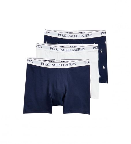 Lot de 3 boxers , imprimé et blanc (S), Homewear, Coton - Polo Ralph Lauren - Modalova