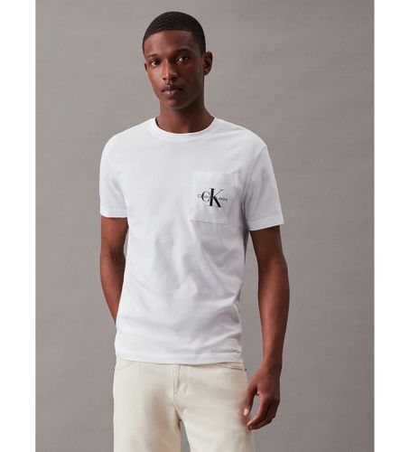 J30J320936 T-shirt monogramme et poche (S), Casuel, Coton, Manche courte - Calvin Klein Jeans - Modalova