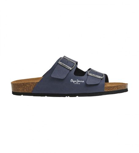 PMS90110 Sandales anatomiques Double Chicago (43), Plat, Aucun, Casuel, PVC, Marine - Pepe Jeans - Modalova