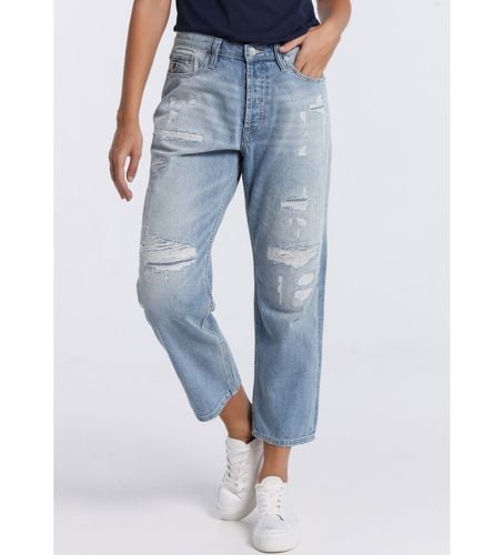 Jeans : Boîte moyenne ciel (32), Casuel, Coton, Denim, Classique - Lois Jeans - Modalova