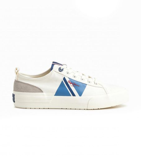 PMS30903 Sneakers Vulcanisées Allen Flag (40), Tissu, Plat, Lacets, Casuel - Pepe Jeans - Modalova