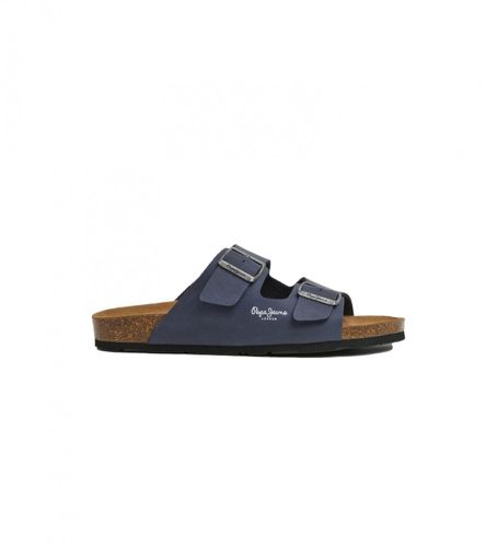 PMS90110 Sandales anatomiques Double Chicago (41), Plat, Aucun, Casuel, Marine - Pepe Jeans - Modalova